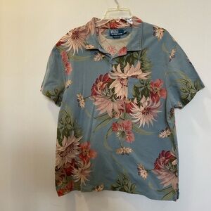 Polo Ralph Lauren Men’s XXL Vintage All Over Printed Wildflower Motif Polo